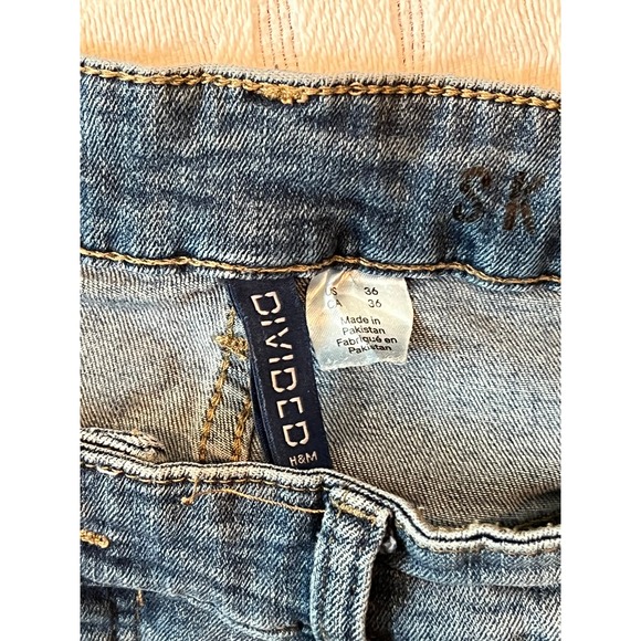 Divided Slim Fit Faded Jeans Mens 36x30 - Picture 3 of 4